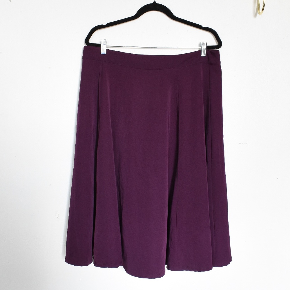 Modcloth Bugle Joy Skirt in Plum Size 3X